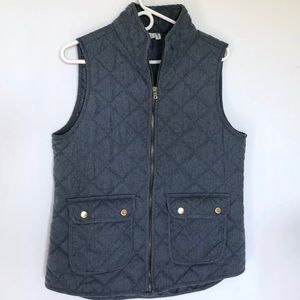 ARTISAN NY Light Blue Puffer Quilted Vest Jacket